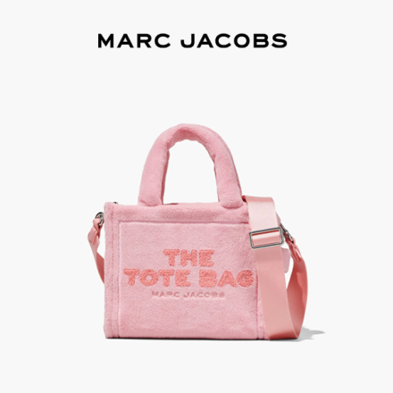 Marc Jacobs The Terry 迷你托特包 秋冬季新款 粉色 質地柔軟