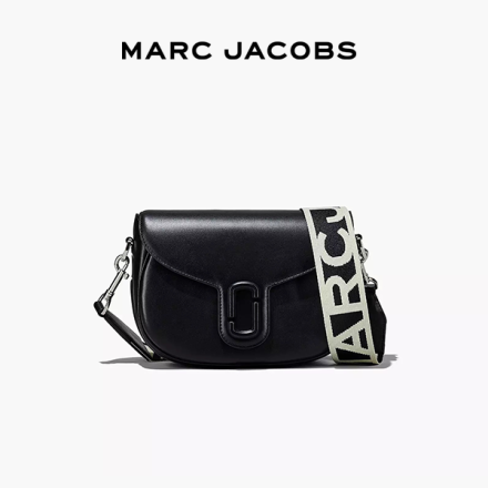MARC JACOBS THE J MARC 單肩斜挎馬鞍包 奢華皮革 簡約潮流 2色可選