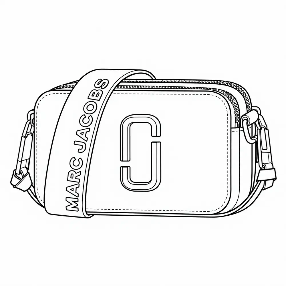 Marc Jacobs The Snapshot 相機包-正面 Marc Jacobs The Snapshot 相機包-正面