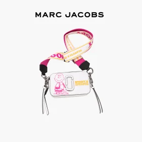 Marc Jacobs The Snapshot防刮牛皮相機包-白色