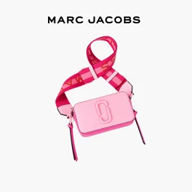 Marc Jacobs The Snapshot防刮牛皮相機包-粉色