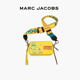 Marc Jacobs The Snapshot防刮牛皮相機包-黃色