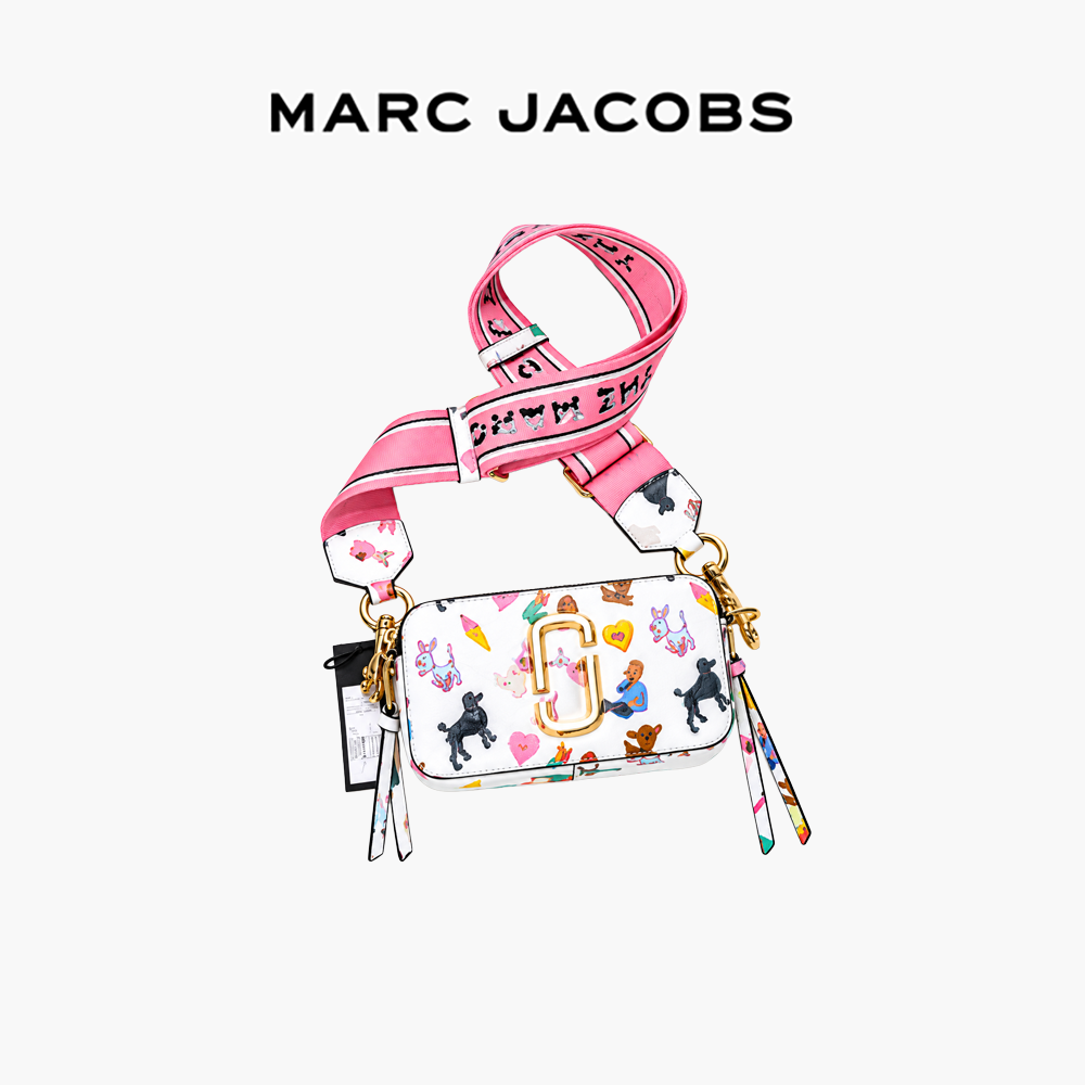 Marc Jacobs The Snapshot雙層相機包-粉色印花 Marc Jacobs The Snapshot雙層相機包-粉色印花