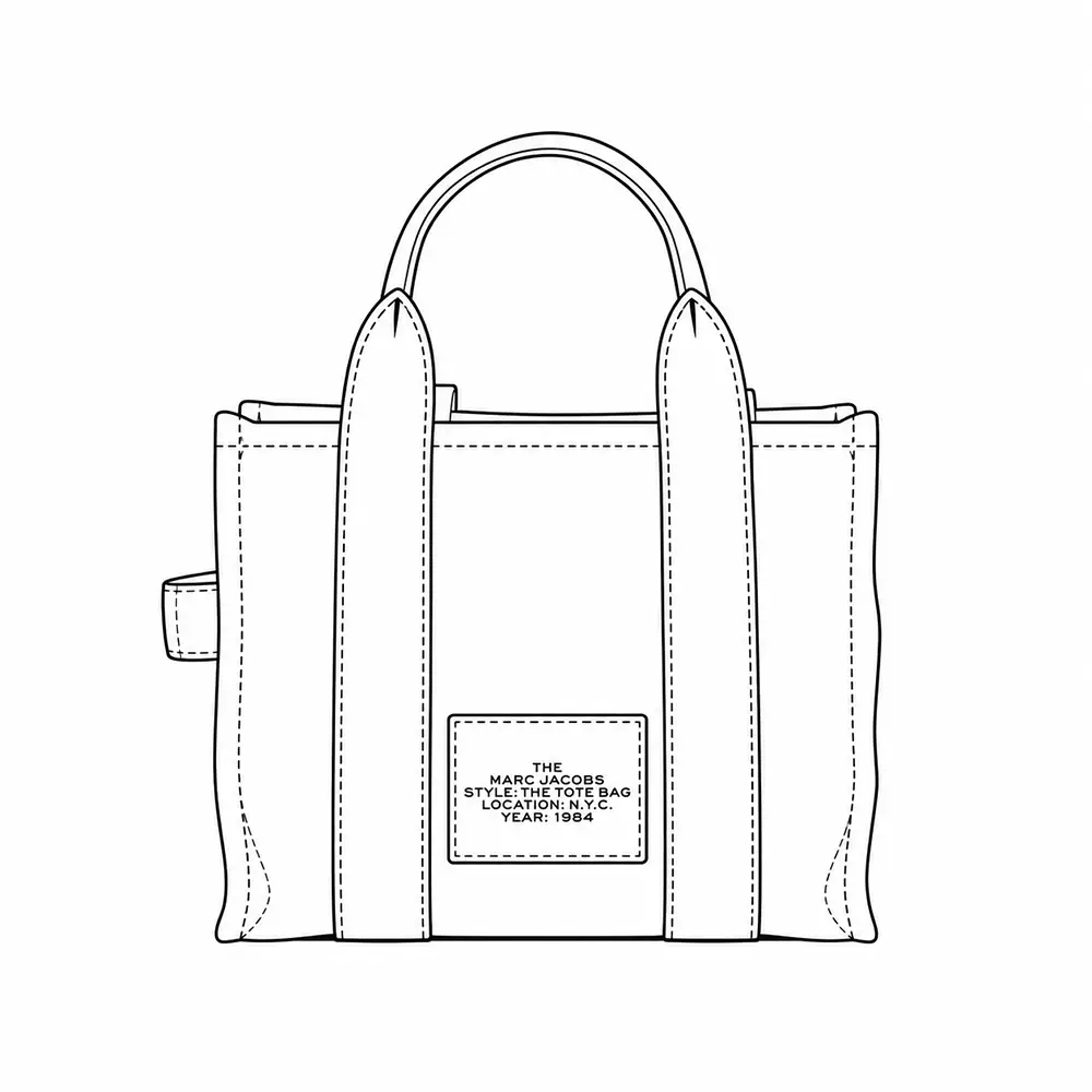 Marc Jacobs The Traveler托特包-背面展示 Marc Jacobs The Traveler托特包-背面展示