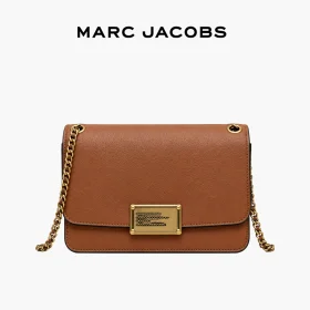 Marc Jacobs鏈條翻蓋包-棕色